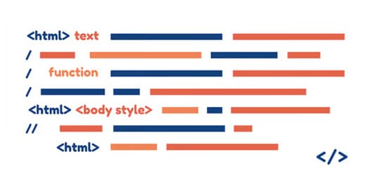 Schema Markup for Local SEO graphic of code